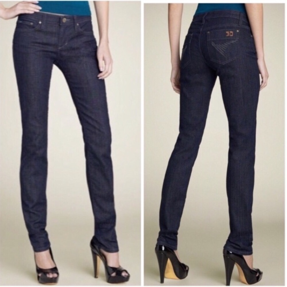 Joe’s Jeans Vincent Blue Chelsea Skinny Stretch Denim Low Rise Jean EUC Size 25